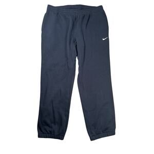 Nike Joggers Mens Sz XXL Lounge Fleece Comfort Travel Casual Navy Blue